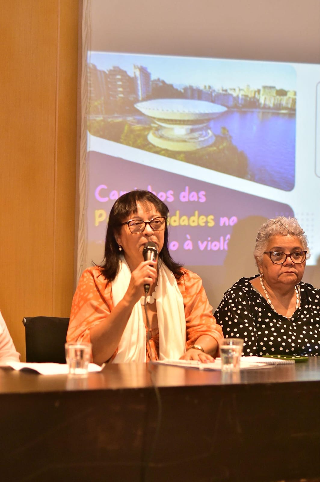 Coordenadora executiva Maria das Graças Silva Raphael no encerramento do evento