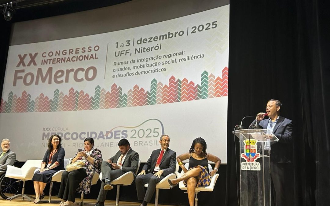 Niterói sedia solenidade de abertura do FoMerco 2025 e reforça agenda regional de cooperação